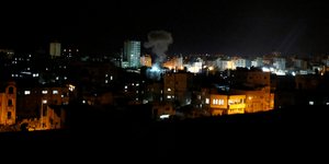 Η μία ρουκέτα αναχαιτίστηκε (Φωτο αρχείου: ΑΡ)
