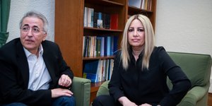 η Φώφη Γεννηματά στο γραφείο της