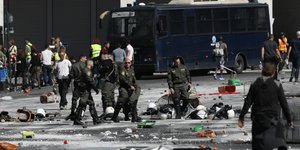 Γυρίσματα στο κέντρο της Αθήνας/ Φωτογραφία: INTIME NEWS