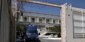 Είσοδος των φυλακών Κορυδαλλού / Φωτογραφία: SOOC
