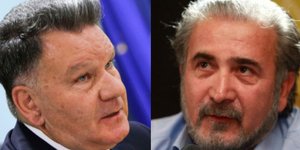 Ο Αλέξης Κούγιας και ο Λάκης Λαζόπουλος