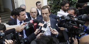 Ο Ιταλός πολιτικός Μασιμιλιάνο Φεντρίγκα. Φωτογραφία: AP