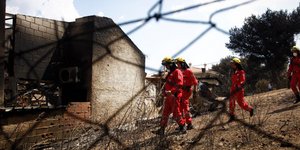 Στιγμιότυπο από τη φονική πυρκαγιά στο Μάτι (Φωτο: Eurokinissi)