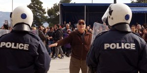 Εικόνα αρχείου από αστυνομικά μέτρα σε παρέλαση / Φωτογραφία: EUROKINISSI