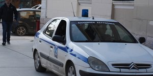σταματημένο περιπολικό/Φωτογραφία: Eurokinissi