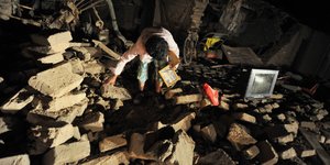 Εικόνα αρχείου από τον σεισμό του 2018 στο Περού / Φωτογραφία: AP Images