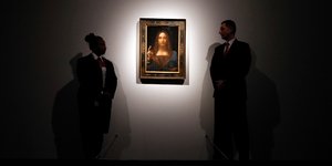 Ο πίνακας Salvator Mundi (Φωτογραφία: AP Photo/Kirsty Wigglesworth