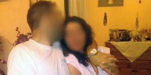 Η άτυχη 32χρονη με τον σύζυγό της/ Φωτογραφία: ΚΡΗΤΗ TV