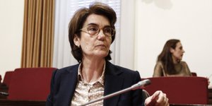 Η υποψήφια ευρωβουλευτής του ΣΥΡΙΖΑ Φωτεινή Σκοπούλη- φωτογραφία eurokinissi