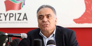 Ο γραμματέας του ΣΥΡΙΖΑ Πάνος Σκουρλέτης- φωτογραφία eurokinissi