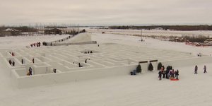 Ο λαβύρινθος έχει έκταση περίπου 2.800 τ.μ. (Φωτογραφία: YouTube)