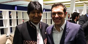 Τσίτας και Μοράλες στην Παγκόσμια Διάσκεψη για το κλίμα το 2015 -Φωτογραφία αρχείου: ΓτΠ ANDREA BONETTI