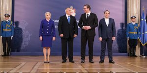 Ο Αλέξης Τσίπρας στις εργασίες της συνόδου συνεργασίας Ελλάδας-Σερβίας-Βουλγαρίας-Ρουμανίας -Eurokinissi