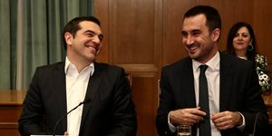 Αλέξης Τσίπρας και Αλέξης Χαρίτσης -Φωτογραφία αρχείου: Intimenews/ΤΖΑΜΑΡΟΣ ΠΑΝΑΓΙΩΤΗΣ