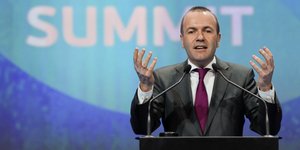 Ο Μάνφρεντ Βέμπερ/ Φωτογραφία: AP- Vadim Ghirda