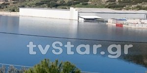 Πλυμμήρες στην Χαλκίδα/ Φωτογραφία: tvstar.gr
