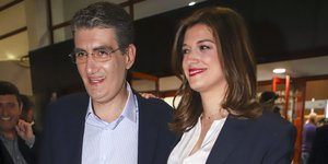 Η Κατερίνα Νοτοπούλου & ο Χρήστος Γιαννούλης (Φωτογραφία: ΜΟΤΙΟΝΤΕΑΜ/ΚΩΝΣΤΑΝΤΙΝΙΔΗΣ ΓΙΩΡΓΟΣ)