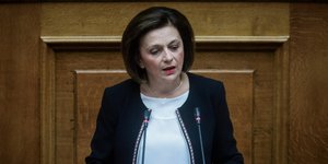 Η Μαρίνα Χρυσοβελώνη/ Φωτογραφία: EUROKINISSI- ΓΙΩΡΓΟΣ ΚΟΝΤΑΡΙΝΗΣ