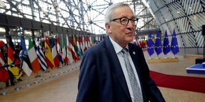 Ο Ζαν Κλοντ Γιούνκερ (Φωτογραφία: AP Photo/Olivier Matthys)