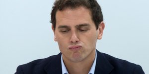 Ο ηγέτης των φιλελεύθερων Ciudadanos, Άλμπερτ Ριβέρα