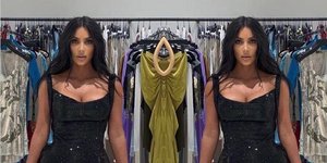 Η Κιμ Καρντάσιαν σέξι με μαύρο διάφανο φόρεμα