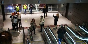 Κόσμος στο μετρό