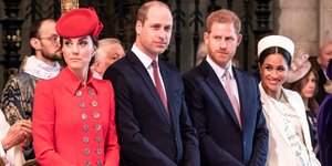 Πρίγκιπας Χάρι, Μέγκαν Μαρκλ, πρίγκιπας Γουίλιαμ, Κέιτ Μίντλετον