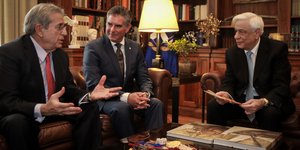 Πολυχρόνης Γριβέας, Παναγιώτης Μπεχράκης, Προκόπης Παυλόπουλος