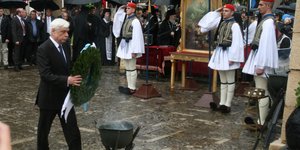 Προκόπης Παυλόπουλος στο Μεσολόγγι