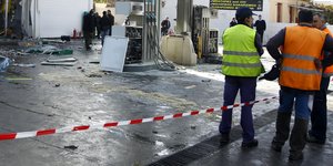 Βενζινάδικο, κλοπή, κορδελα αστυνομίας