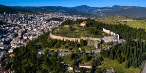 Αεροφωτογραφία από τη Λαμία / Φωτογραφία: EUROKINISSI