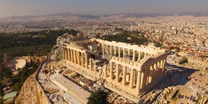 Αεροφωτογραφία με την Ακρόπολη
