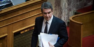 Ο Ανδρέας Λοβέρδος στη Βουλή