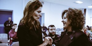 Περιστέρα Μπαζιάνα και Μάγδα Φύσσα στη δίκη