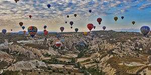 Αερόστατα στον ουρανό της Καππαδοκία 