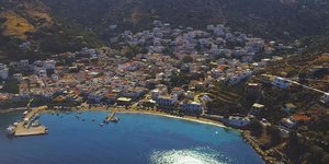 Αεροφωτογραφία, από drone, από την περιοχή των Φούρνων Ικαρίας