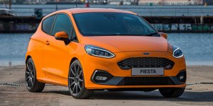 Σε έντονο πορτοκαλί χρώμα το Fiesta ST Performance Edition