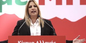 Η Φώφη Γεννηματά σε κομματική ομιλία