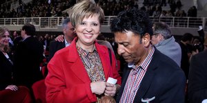 Η Ολγα Γεροβασίλη και ο Βασίλης Παϊτέρης