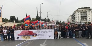 Διαδήλωση για την επέτειο της Γενοκτονίας των Αρμένιων