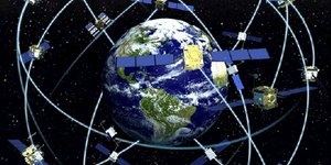 Δορυφόροι του συστήματος GPS (Φωτογραφία: Wikimedia Commons)