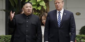 Ο Κιμ Γιονγκ Ουν και ο Ντόναλντ Τραμπ