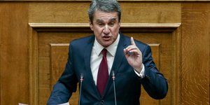Ο Ανδρέας Λοβέρδος στην ομιλία του για την άρση της ασυλίας του