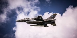 Αεροσκάφος της Πολεμικής Αεροπορίας (Φωτο: Eurokinissi)