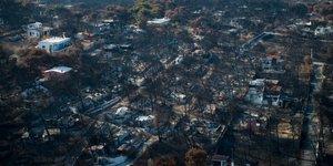 Το Μάτι μετά τη φονική πυρκαγιά