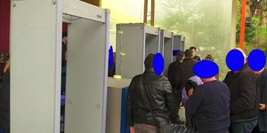 Τα μηχανήματα ασφαλείας στην ομιλία του Αλέξη Τσίπρα