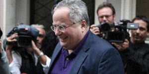 Ο τέως ΥΠΕΞ Νίκος Κοτζιάς σε προηγούμενη ΚΕ του ΠΡΑΤΤΩ / Φωτογραφία: SOOC/Nikos