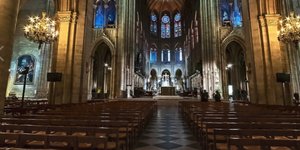 Το εσωτερικό της Νοτρ Νταμ