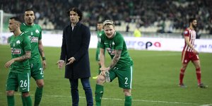 Φάση από τον αγώνα Παναθηναϊκός - Ολυμπιακός στο ΟΑΚΑ