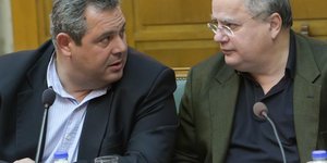 Πάνος Καμμένος, Νίκος Κοτζιάς στη Βουλή
